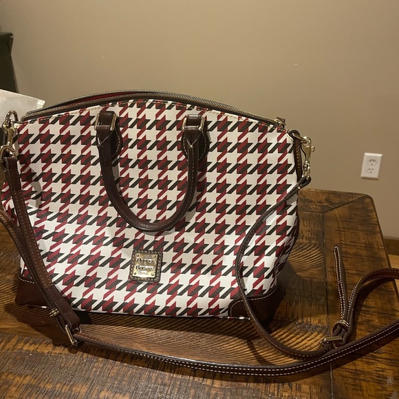 Dooney & Bourke Houndstooth Handbag - Picture 1 of 5